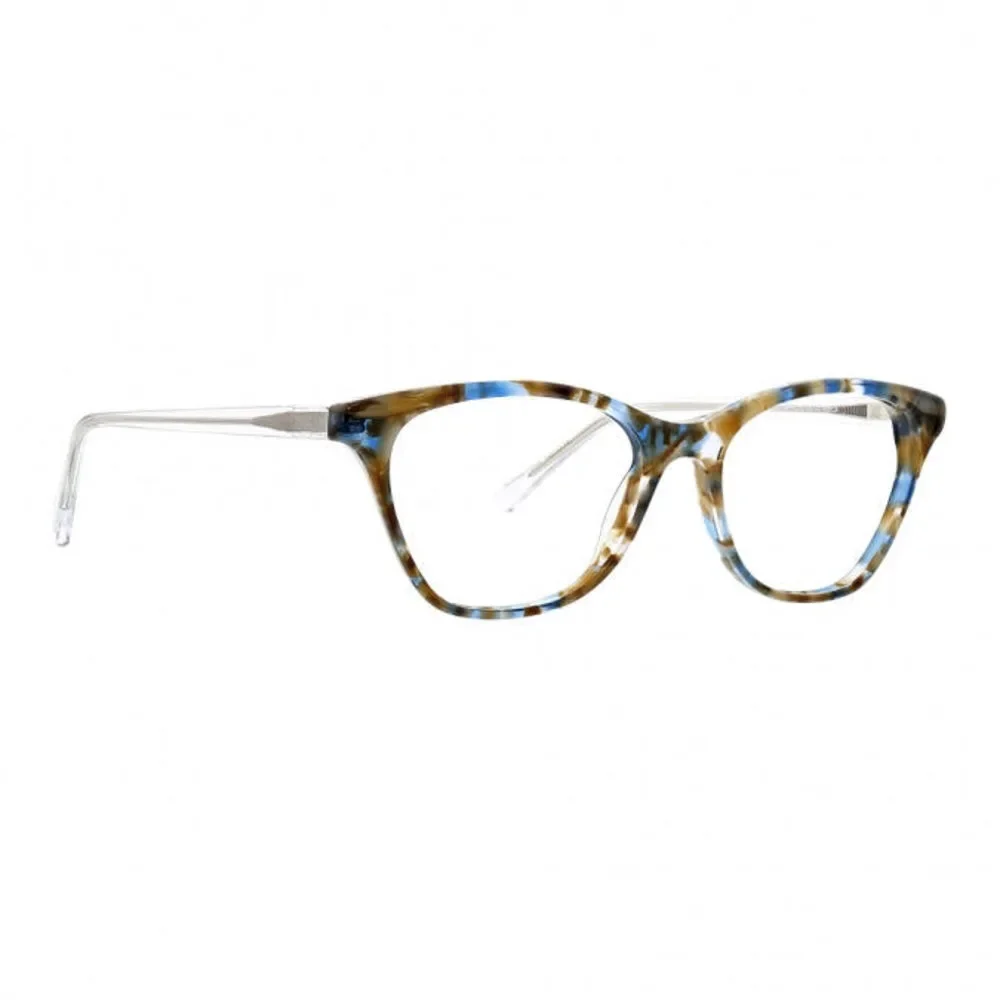 NWT Life Is Good Leah-Brown Cobalt 51mm New Eyeglasses